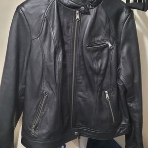 Marc New York soft leather coat